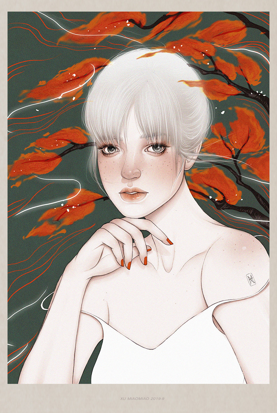 美女素描插画欣赏 (26).jpg