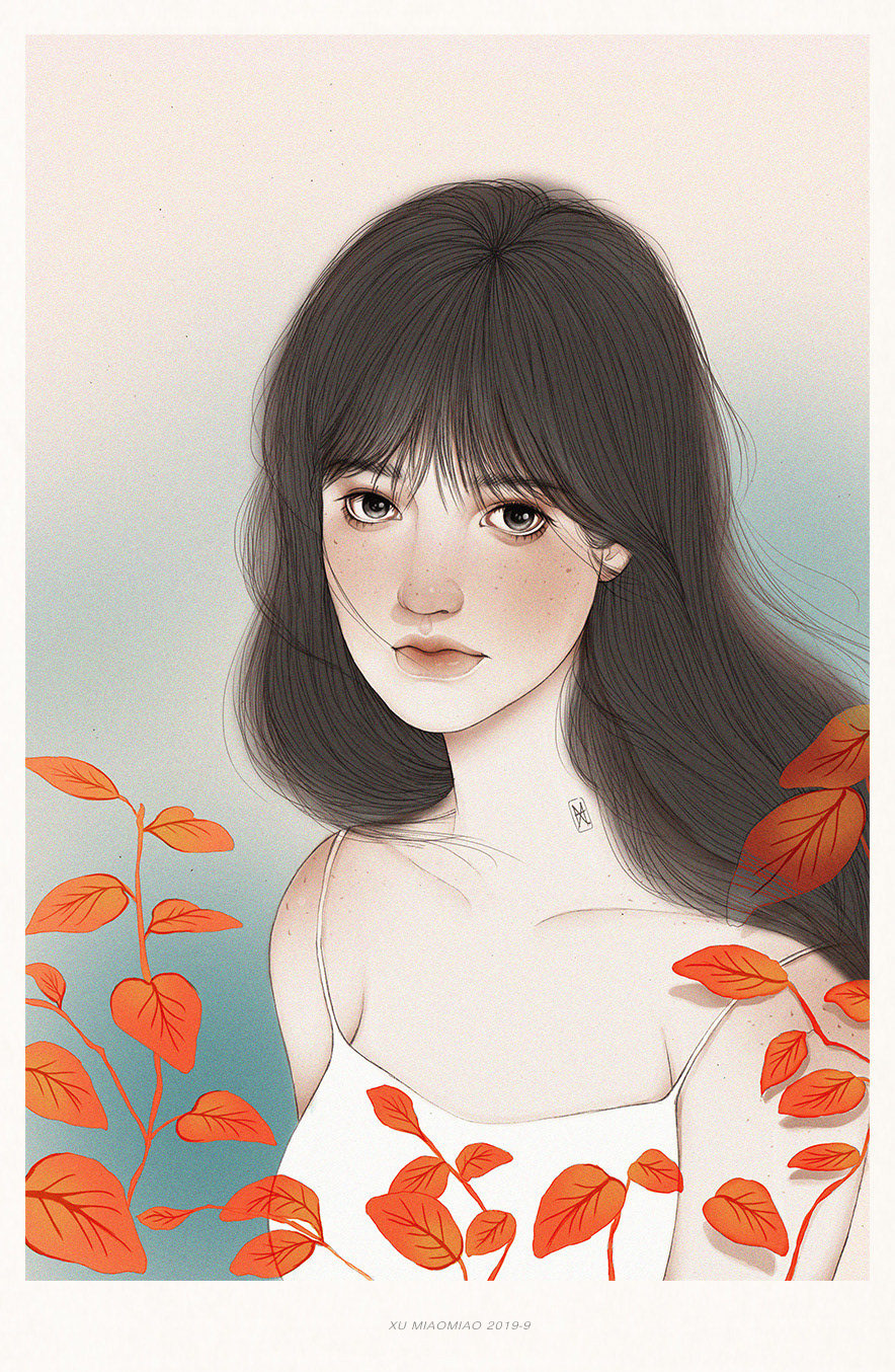 美女素描插画欣赏 (27).jpg