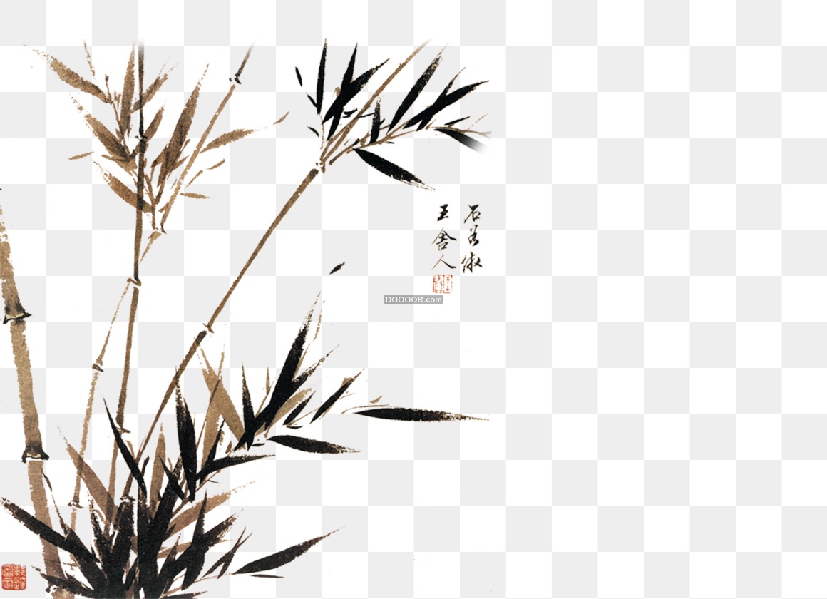 水彩古风竹子插画图片下载-正版图片400305379-摄图网