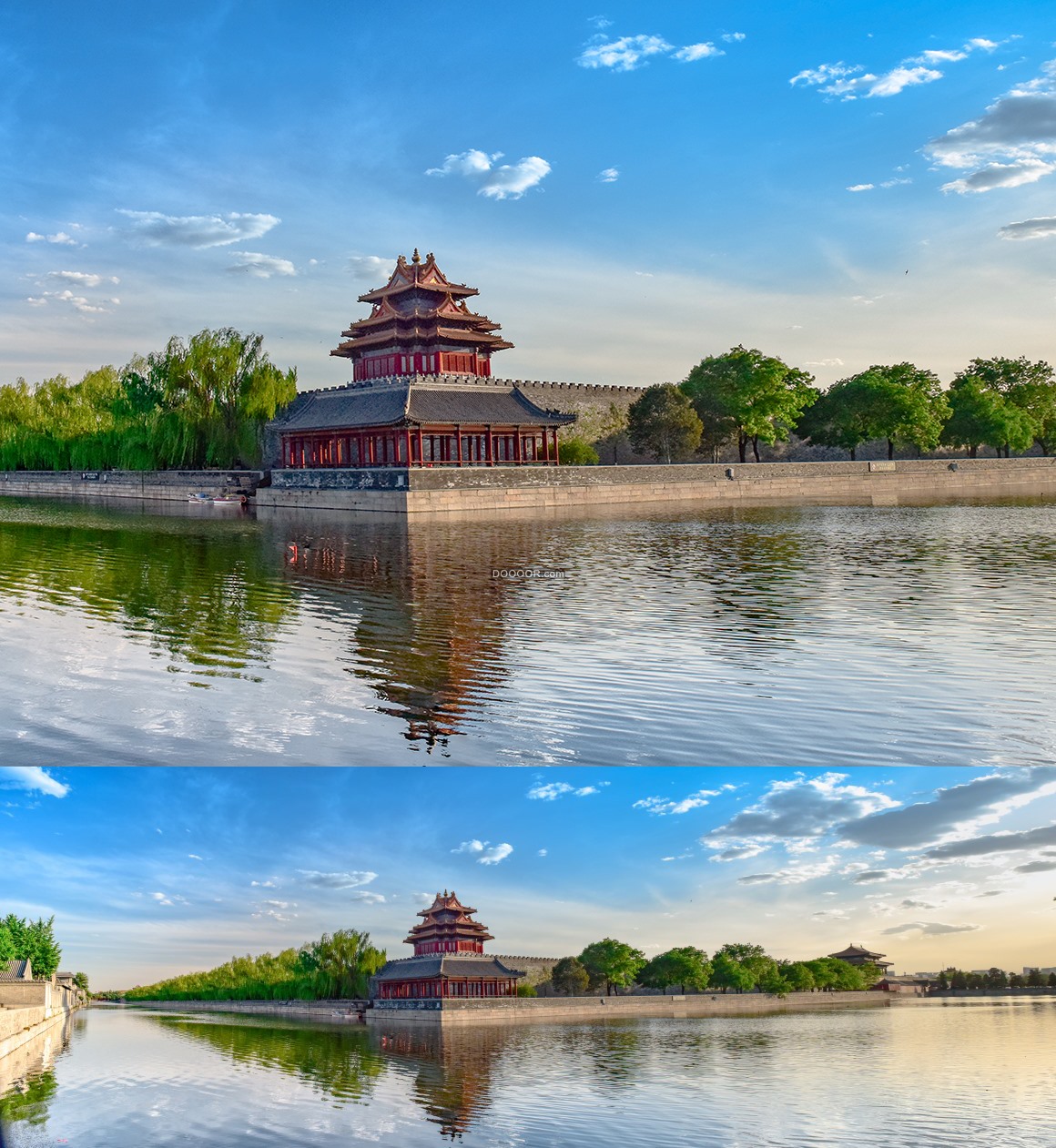07224_中国风建筑四面环水水中倒影微风荡起涟漪.jpg