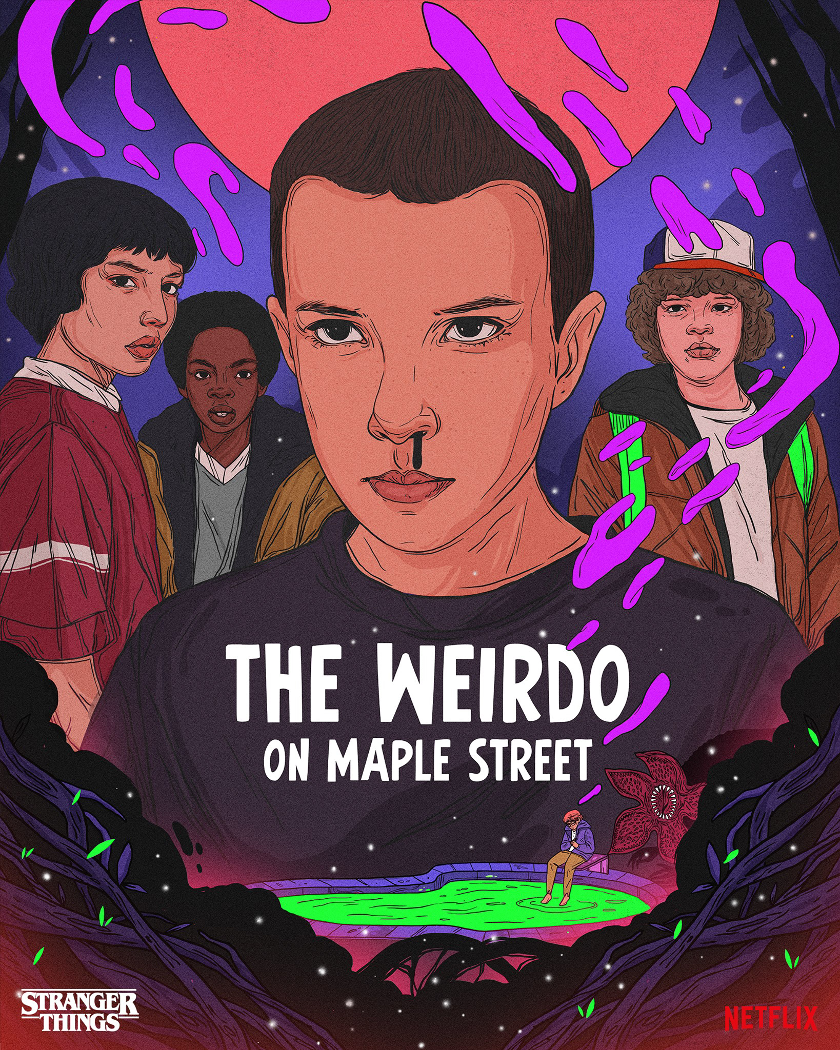 Netflix-奇怪事物的海报设计-7.jpg