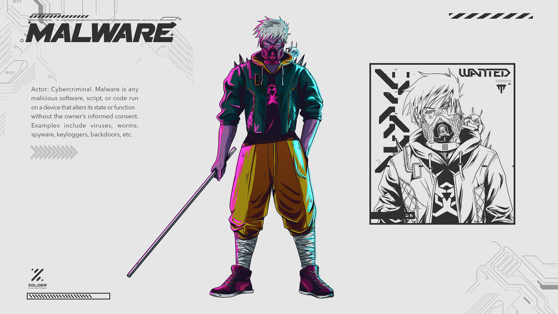网络朋克风格角色插画设计欣赏-01.jpg