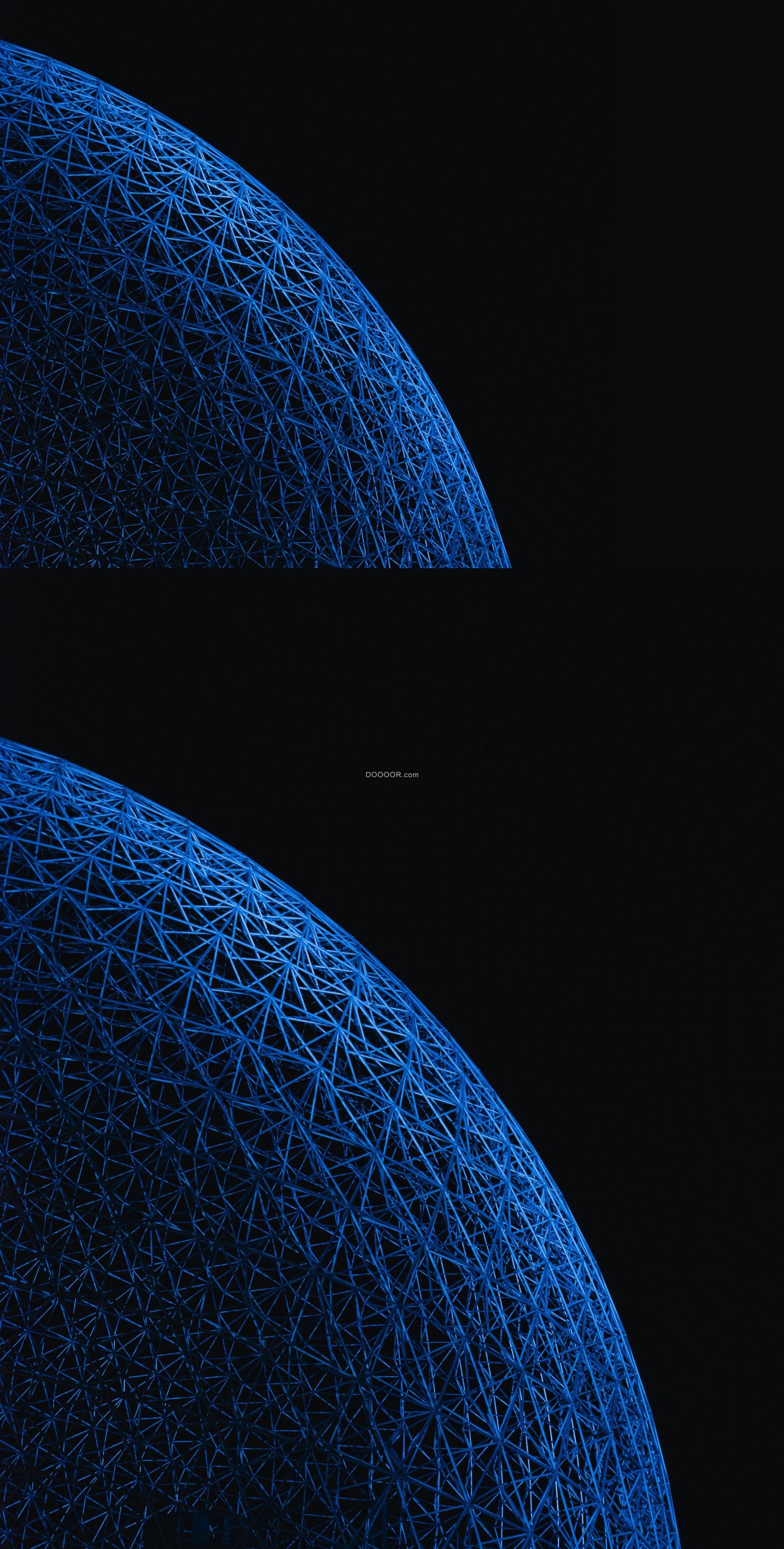 07414_一个蓝色的钢结构球体外形钢架拼接立体空间建筑素材设计.jpg