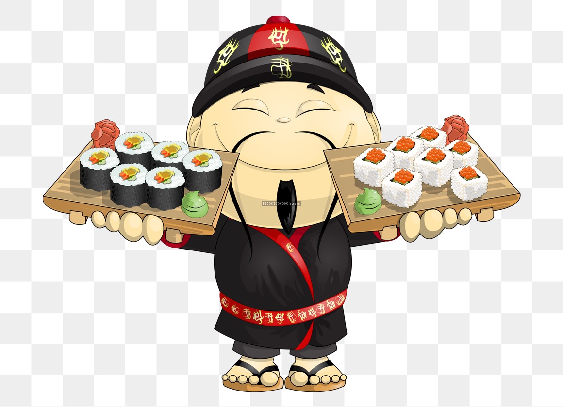 03467_日本风格美食寿司芥末和服美味诱惑高清PNG素材.jpg