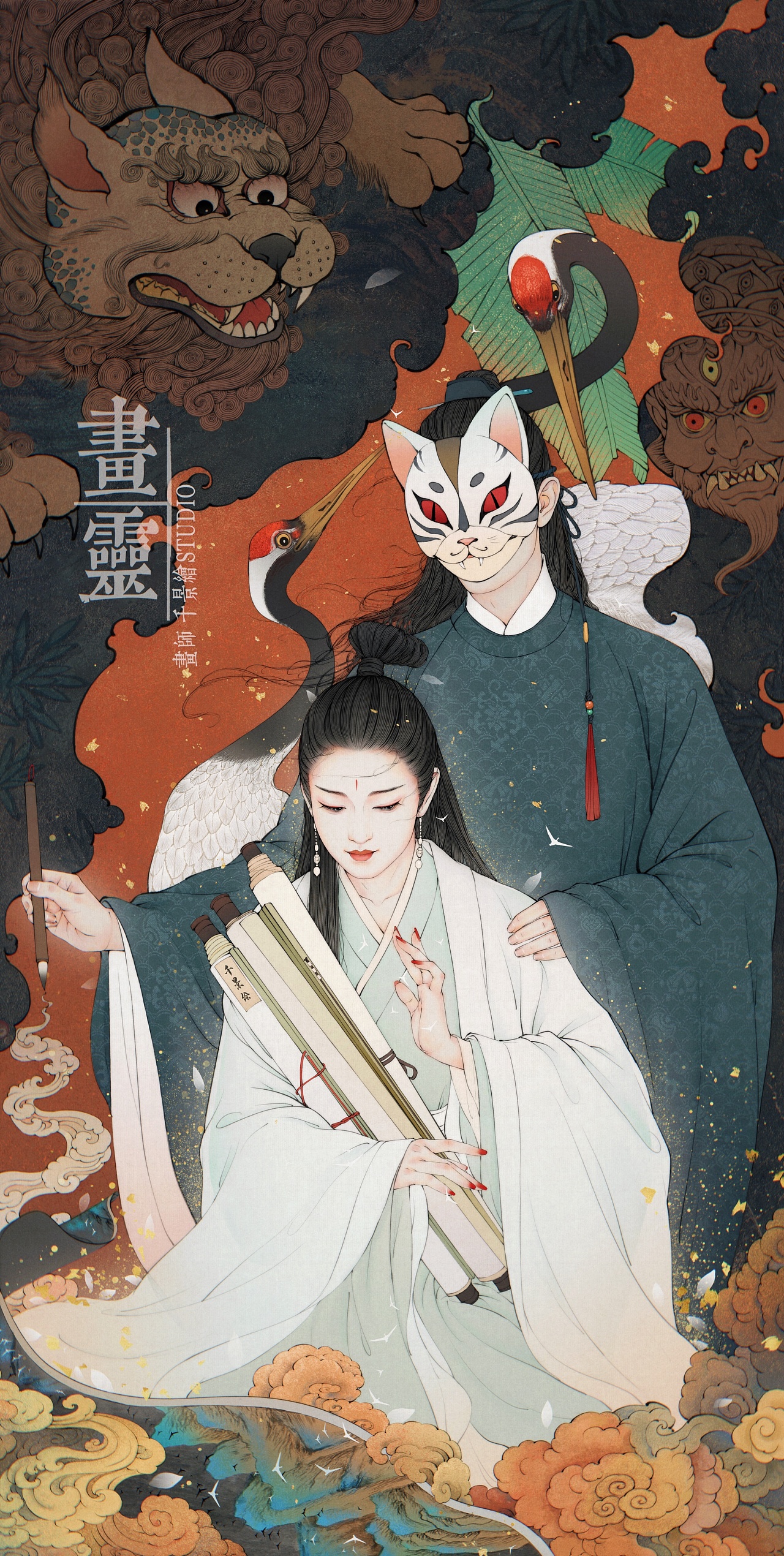 复古美女插画 (10).jpg