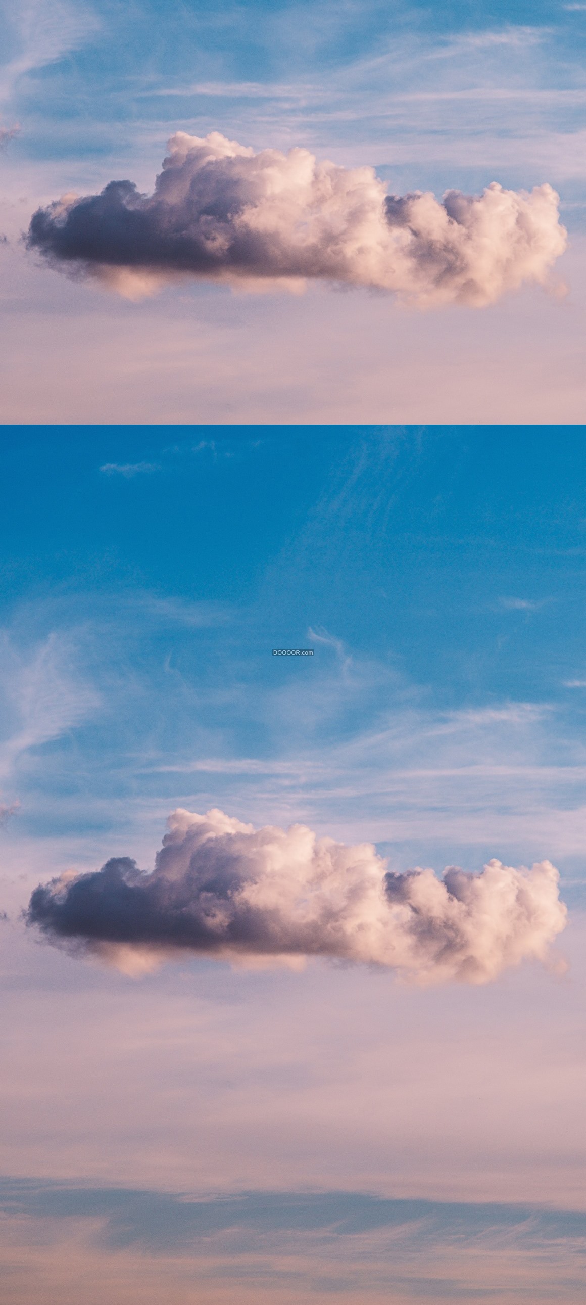 08197_湛蓝的天空一团乌云飘荡在空中自然风景素材.jpg