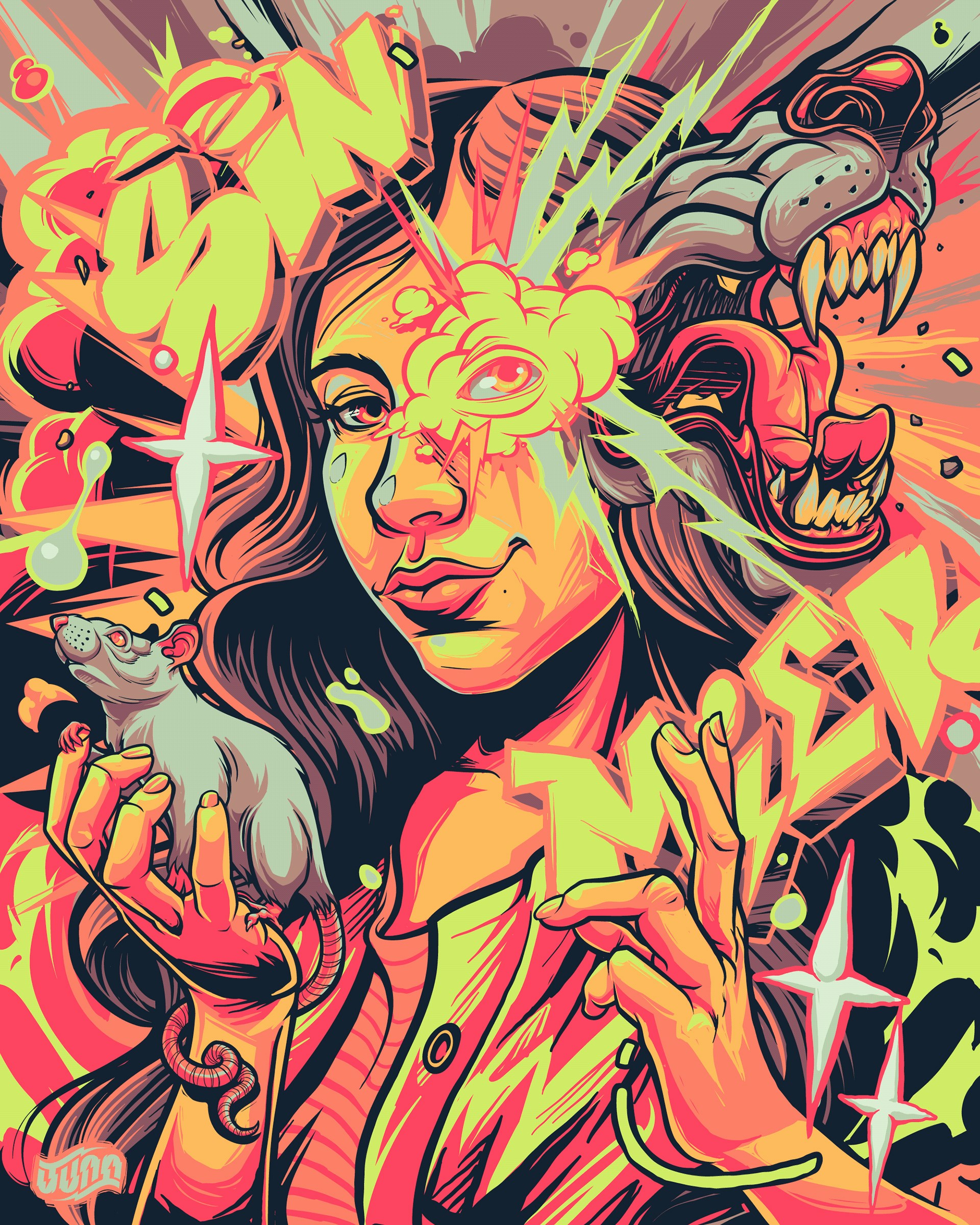 矢量插画狼独角兽-01.jpg