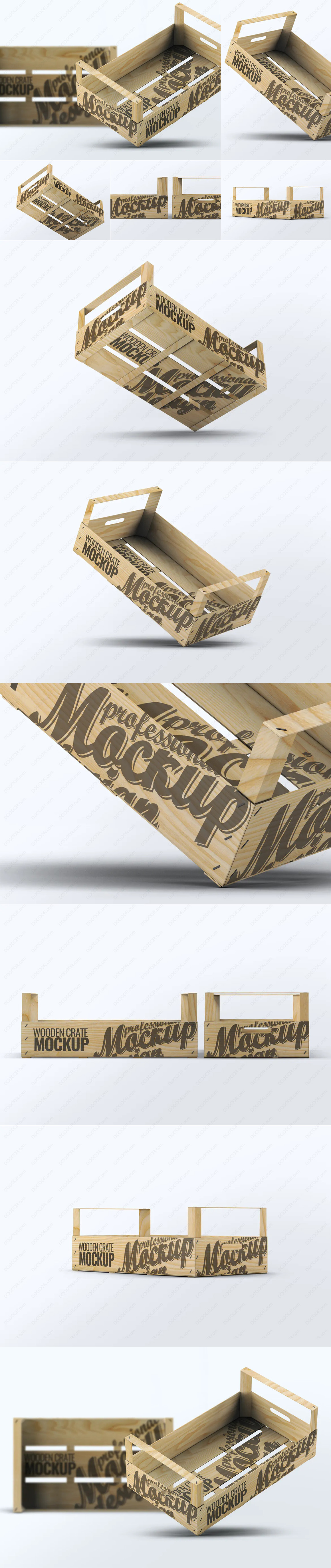8视角木制水果箱样机PSD模板素材.jpg