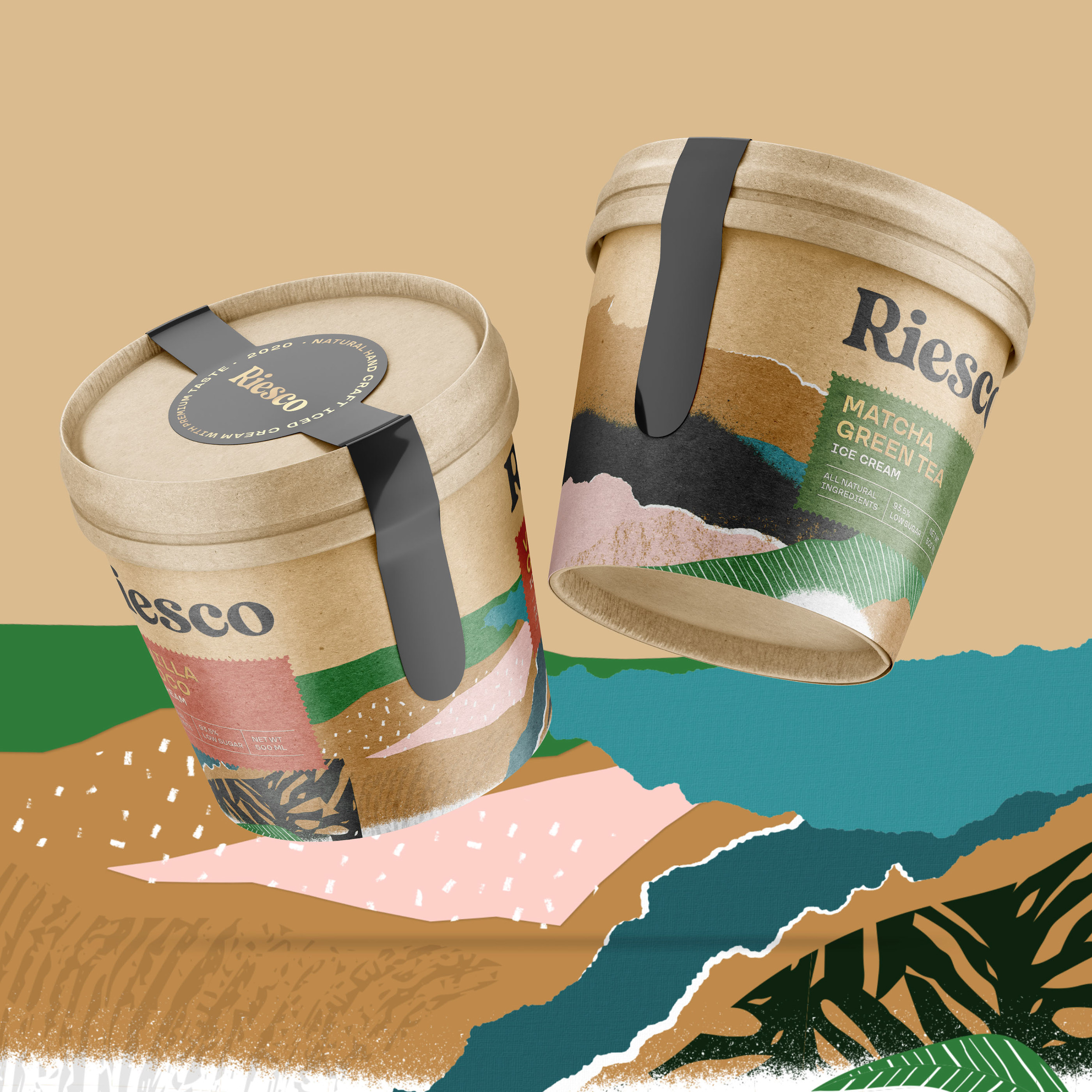 Riesco Ice Cream  Sustainable Packaging Design on Behance-3.jpg