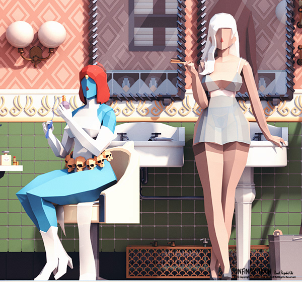 3D艺术动画插画动画插画景观LOWPOLY运动科学训练-48.jpg