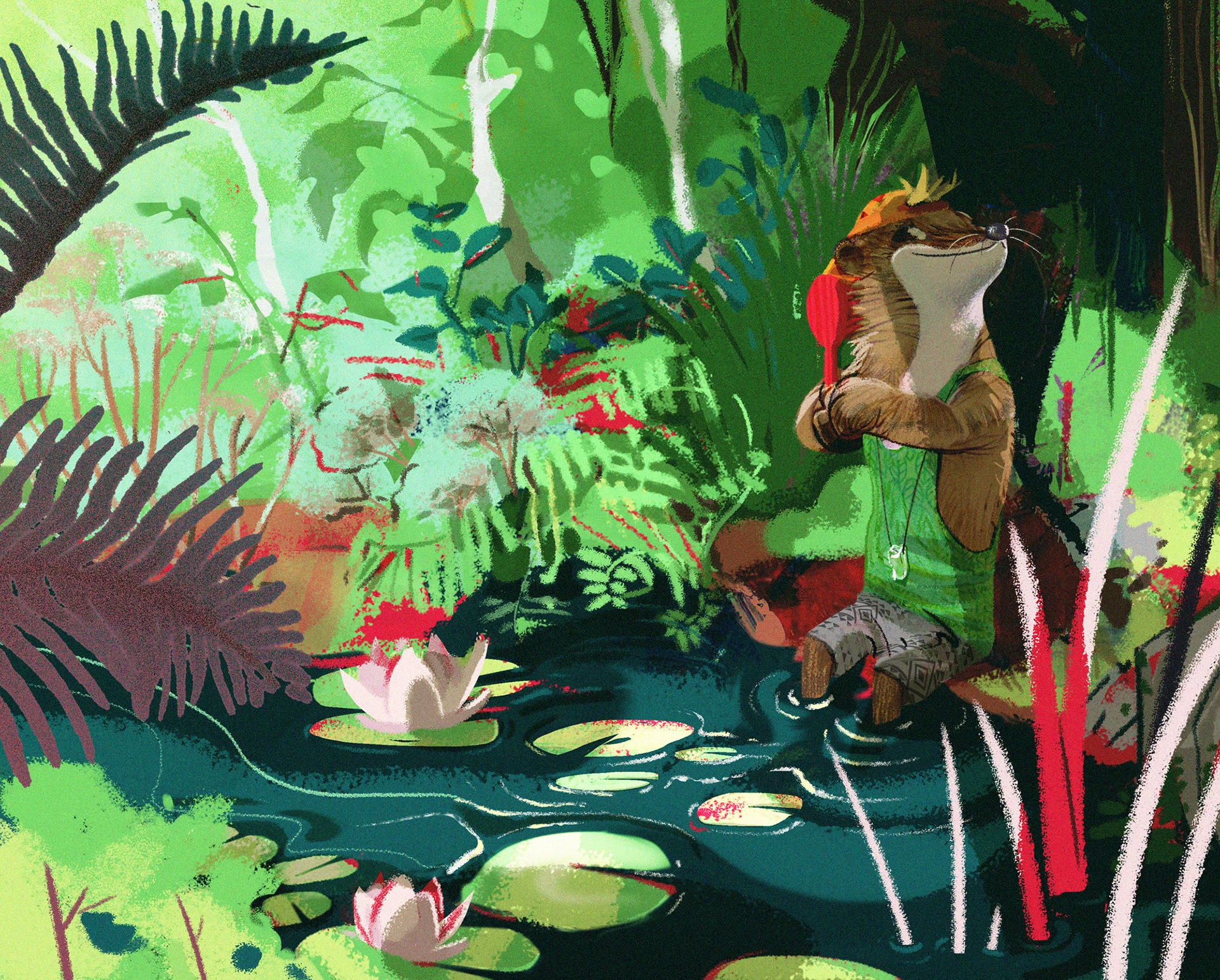水獭”儿童读物制作的一堆插图和人物设计-02.jpg