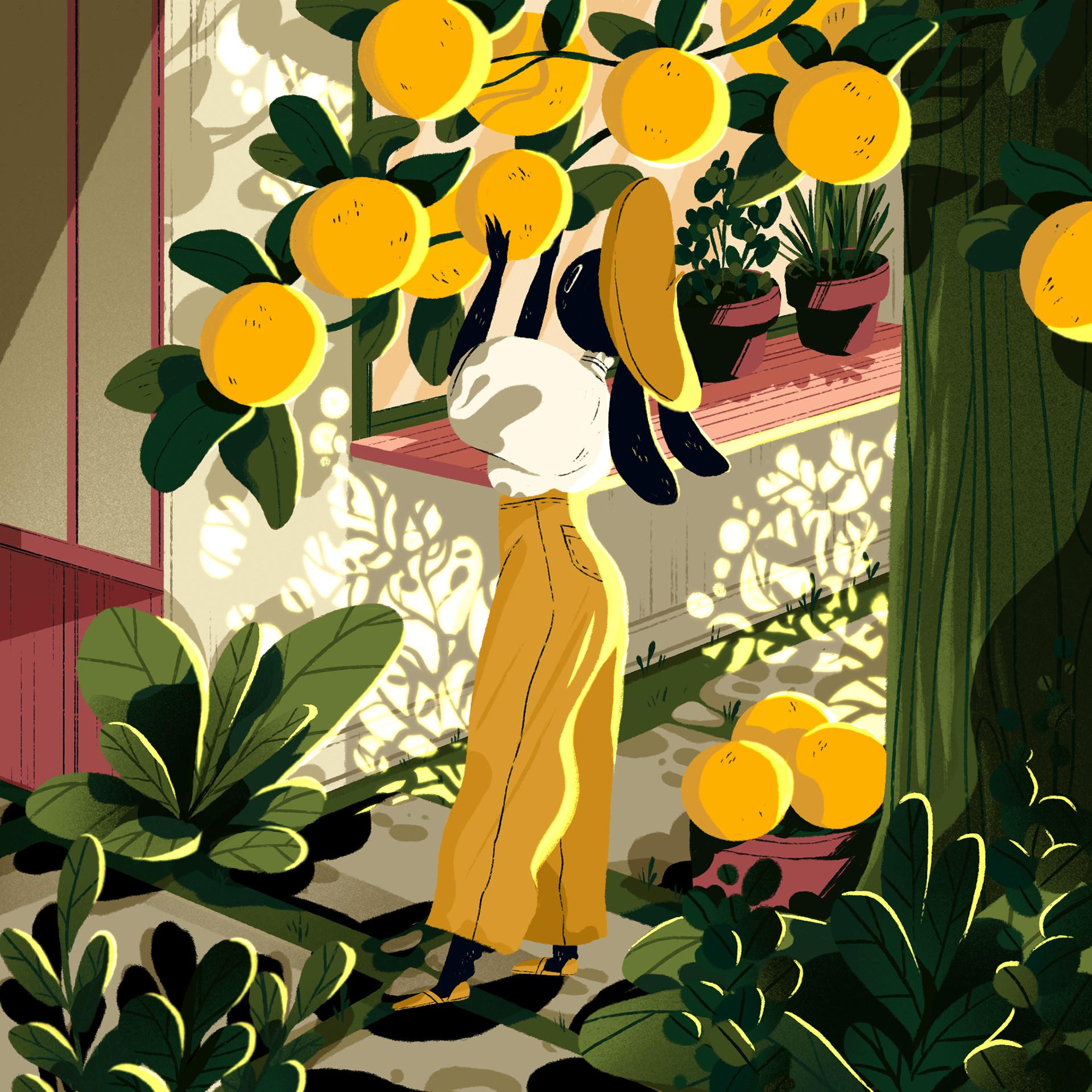 拟人化兔子数码艺术编辑时尚插图Photoshop植物繁衍-09.jpg