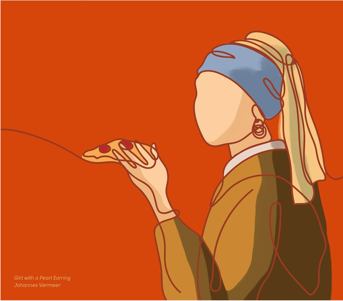 艺术品牌快餐插图意大利绘画比萨饼比萨饼店餐厅-05.jpg