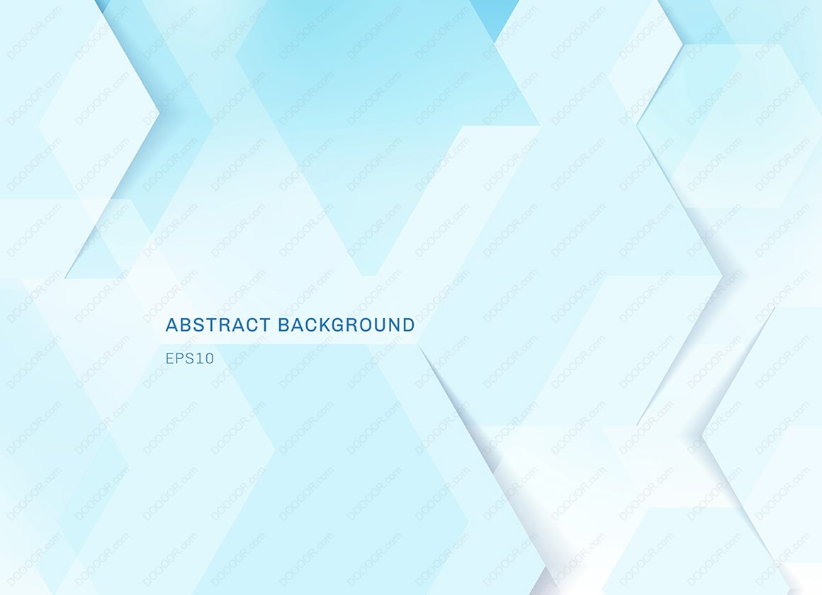 00242_抽象白色背景几何形状阴影重叠渐变色矢量背景素材.jpg