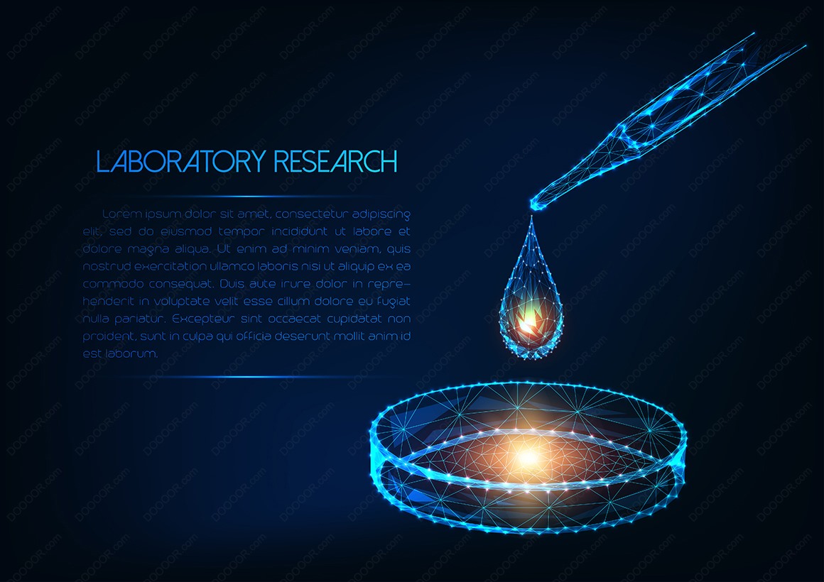 00352_发光的低多边形移液管液滴和培养皿化学实验科学技术矢量图片素材.jpg.jpg