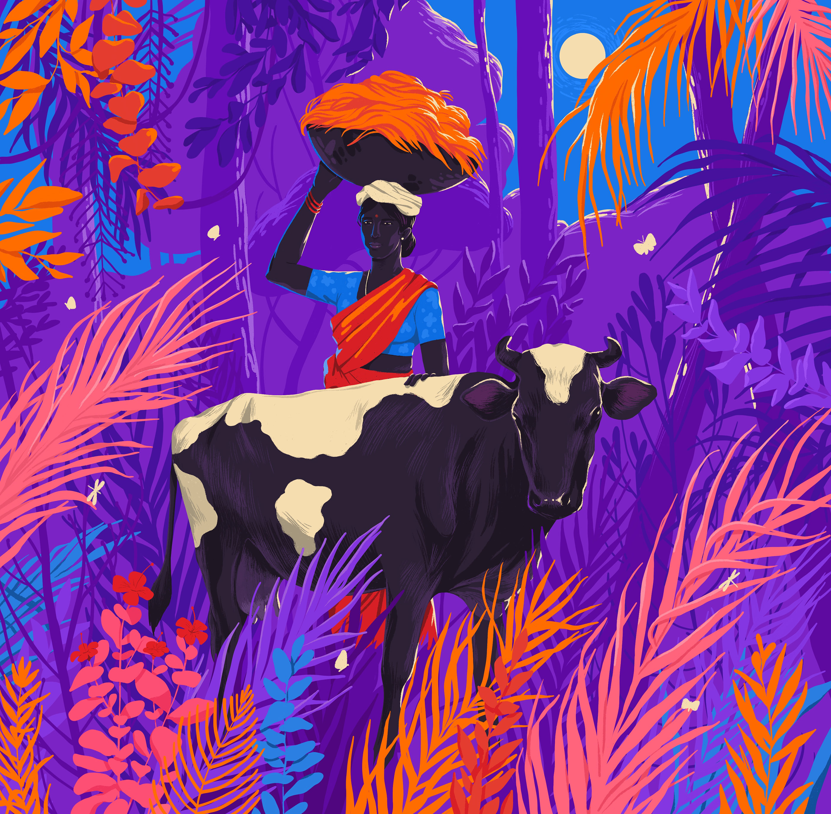 咖啡花插画禁闭养生植物萨吉德待在家里-10.jpg