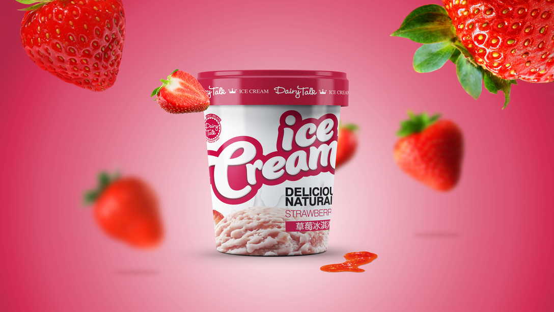 Dairytalk Ice Cream冰淇淋新品包装设计｜摩尼视觉原创