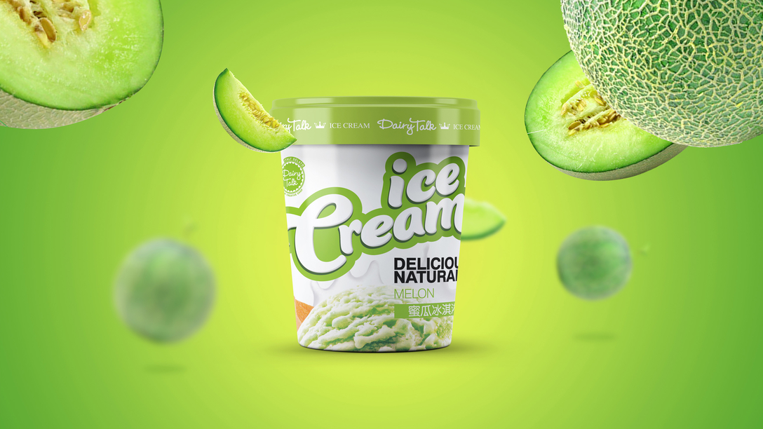 Dairytalk Ice Cream冰淇淋新品包装设计｜摩尼视觉原创