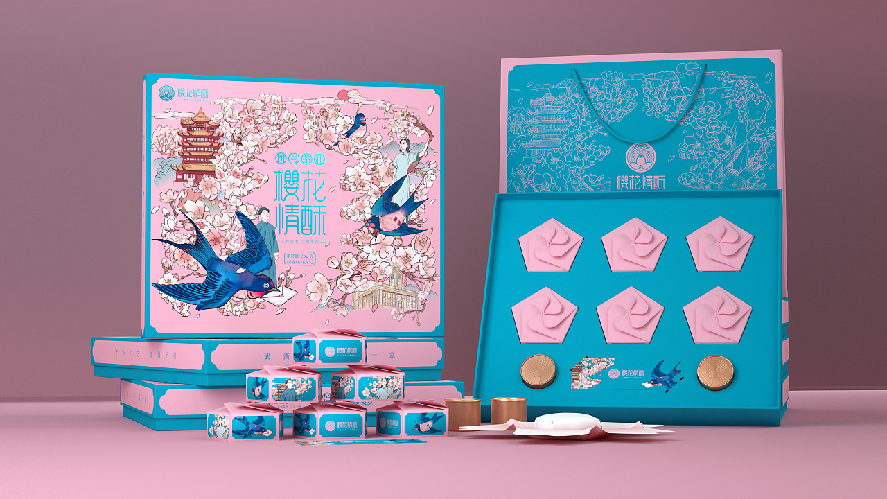樱花情酥 × 叁布  镜湖落樱美 燕传情谊深 武汉-叁布品牌设计 [22P] (20).jpg.jpg