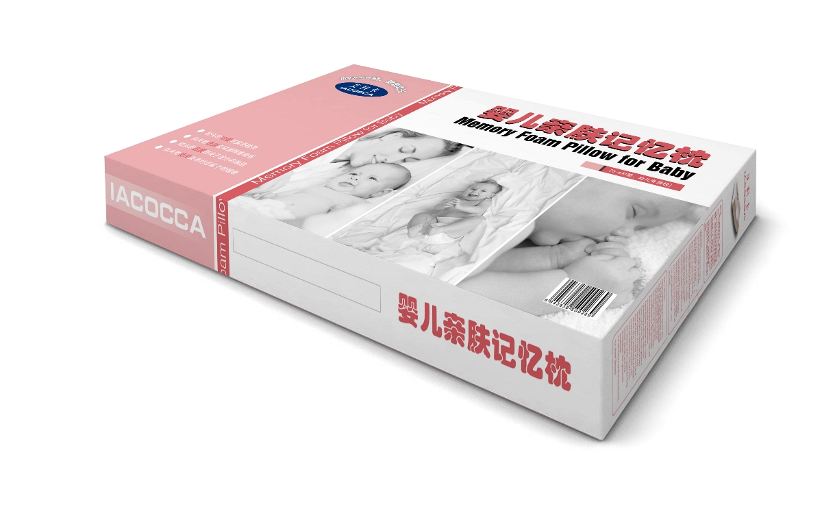 IACOCCA 婴儿亲肤记忆枕产品包装设计｜摩尼视觉原创