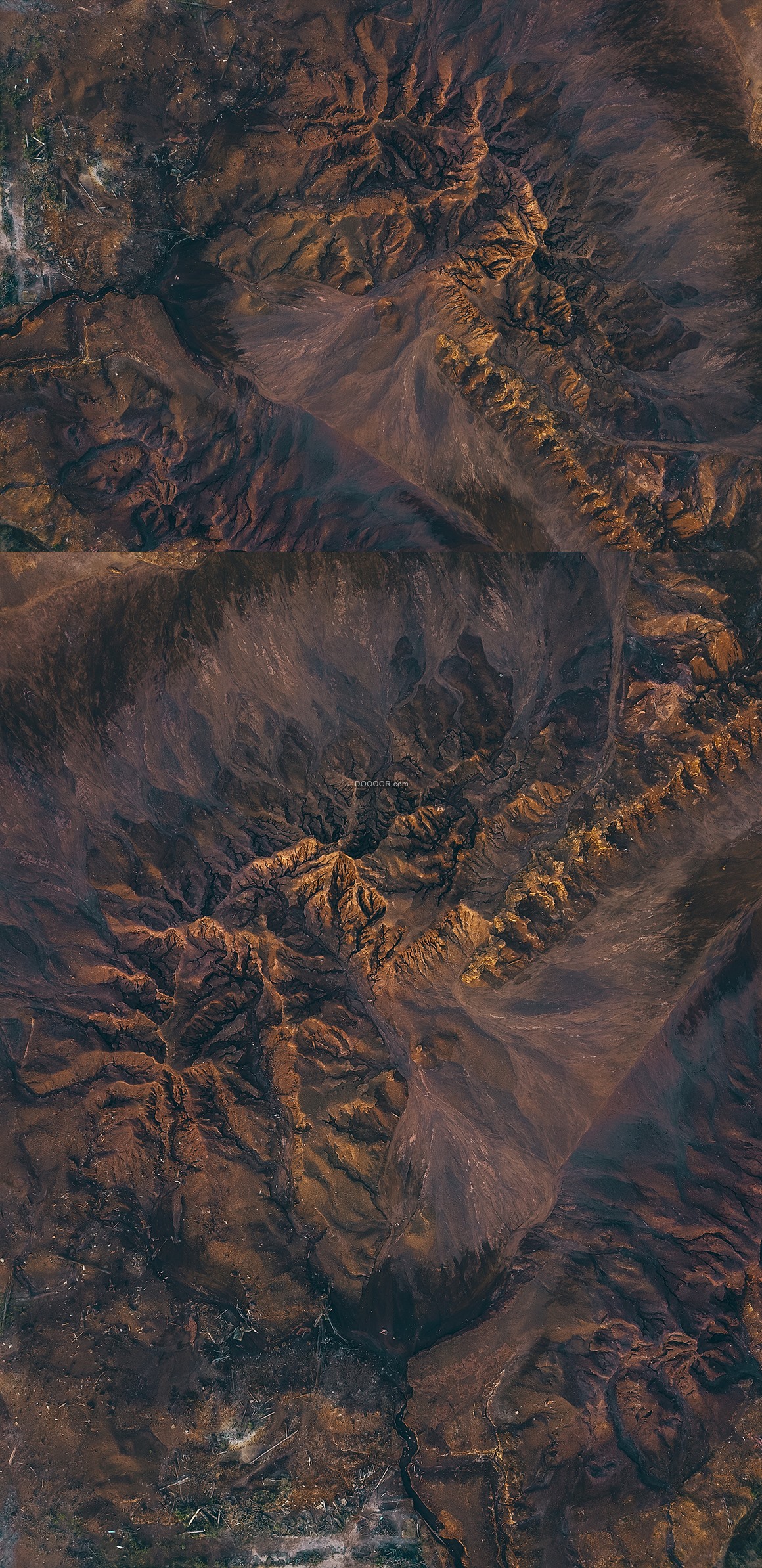 09531_地势图褐色的山峰高低起伏地理景观.jpg