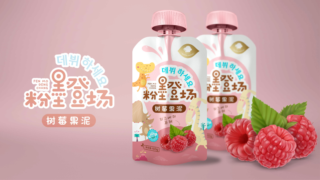  韩国Maria Holic婴儿果泥系列包装设计｜摩尼视觉原创