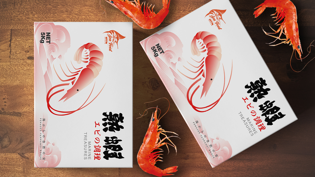  日式海产品系列包装设计｜摩尼视觉原创