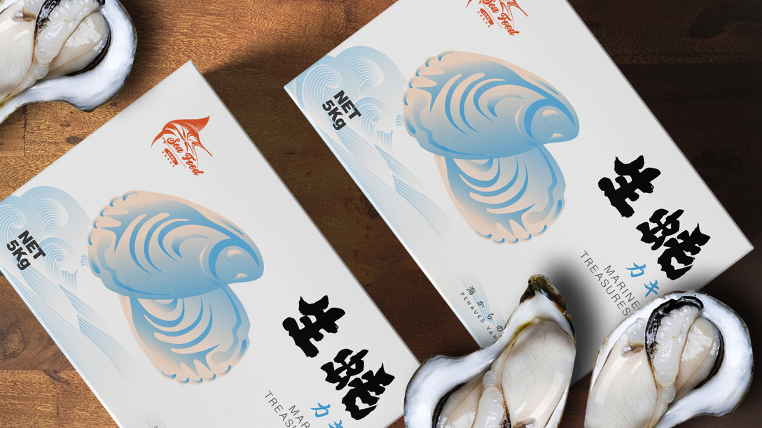  日式海产品系列包装设计｜摩尼视觉原创