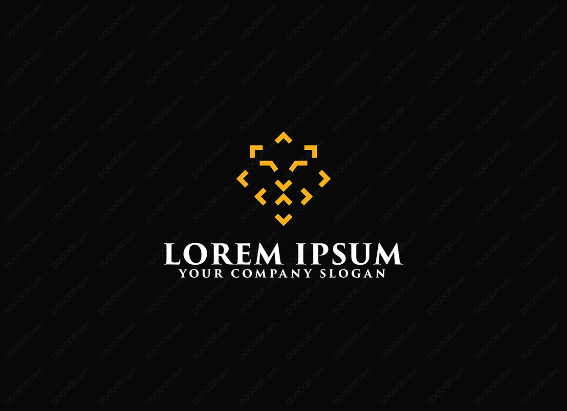 00675_现代线狮子标志设计概念模板公司logo.jpg