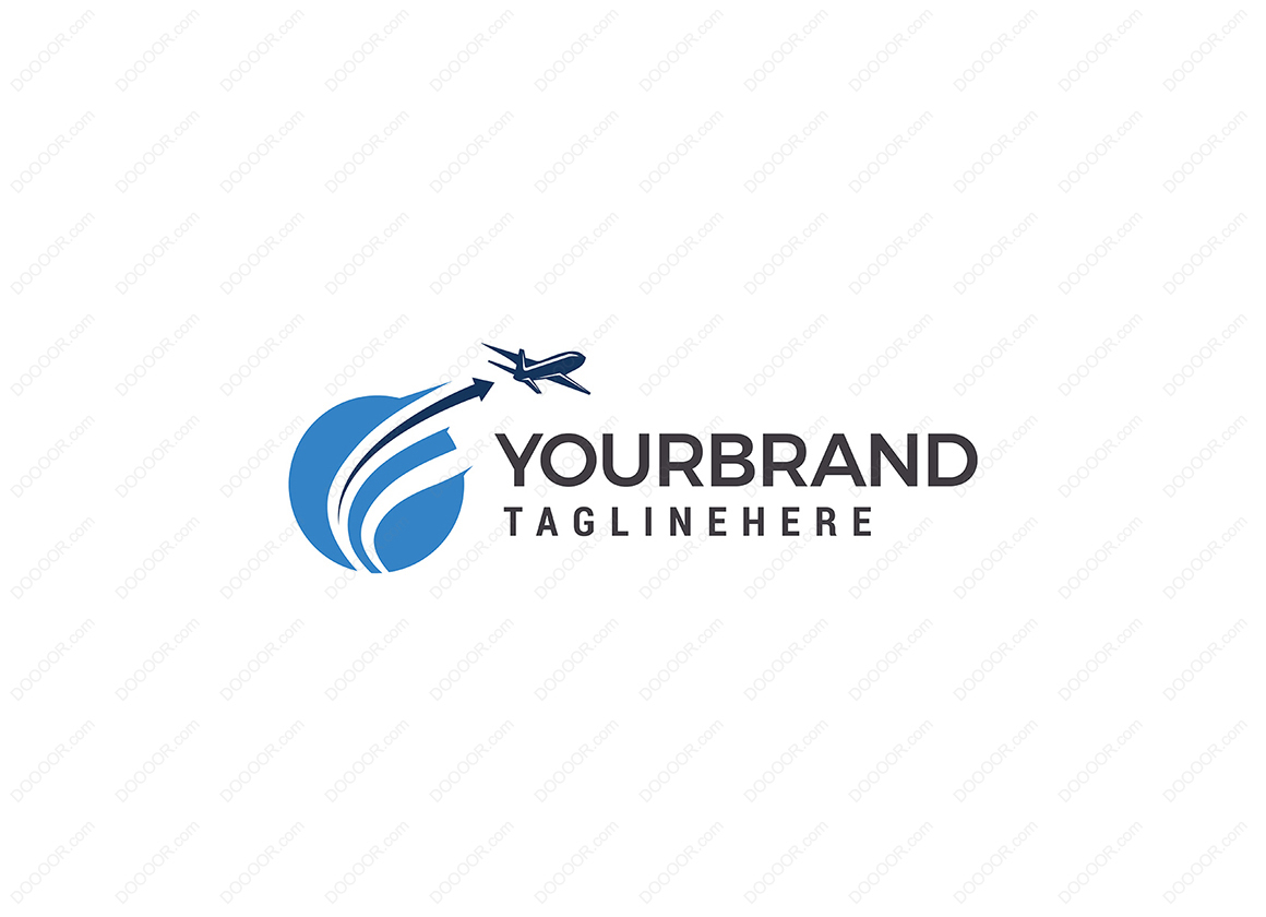 00973_行星旅行标志飞机飞标志设计模板元素旅行社航空公司LOGO设计.jpg.jpg