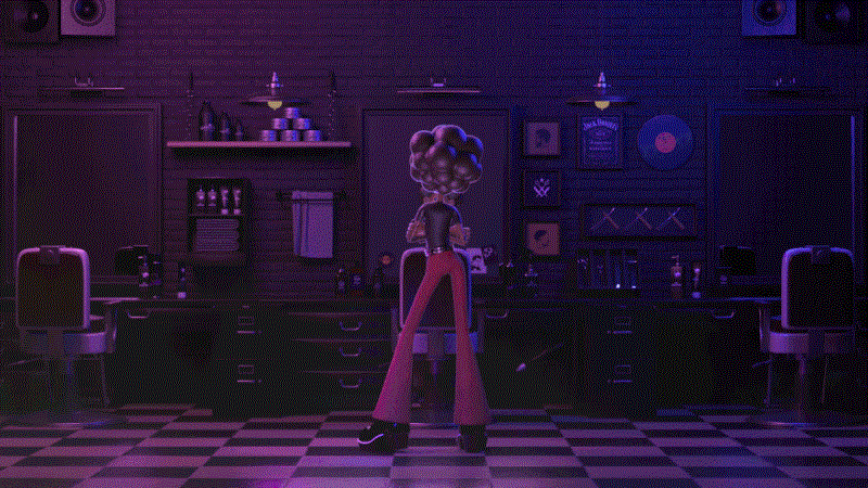 3D动画角色特征设计电影4d迪斯科发热运动图-14.gif