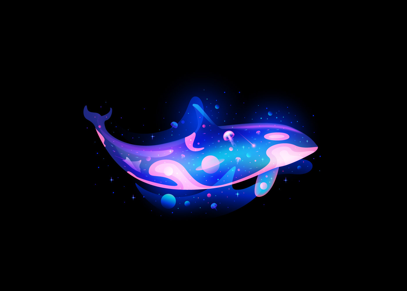 动物梦童话幻想光插图爱行星空间恒星振动-7.jpg