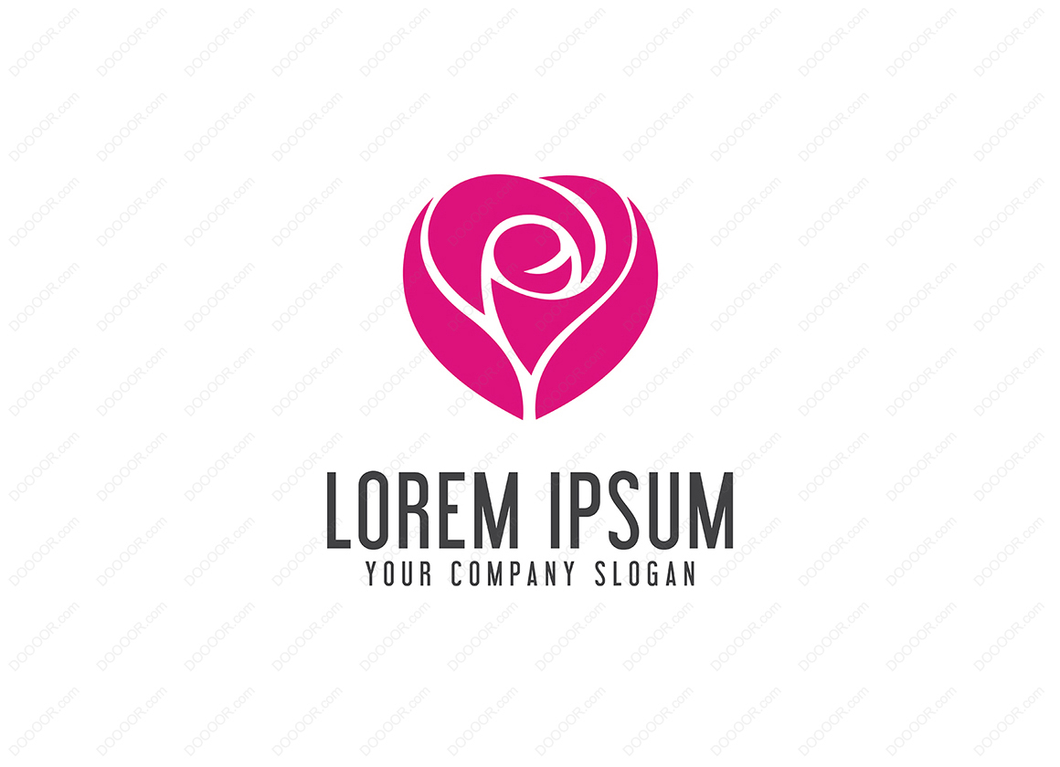 00858_典雅的花朵徽标Spa化妆品和美容矢量LOGO素材-DOOOOR.com.jpg