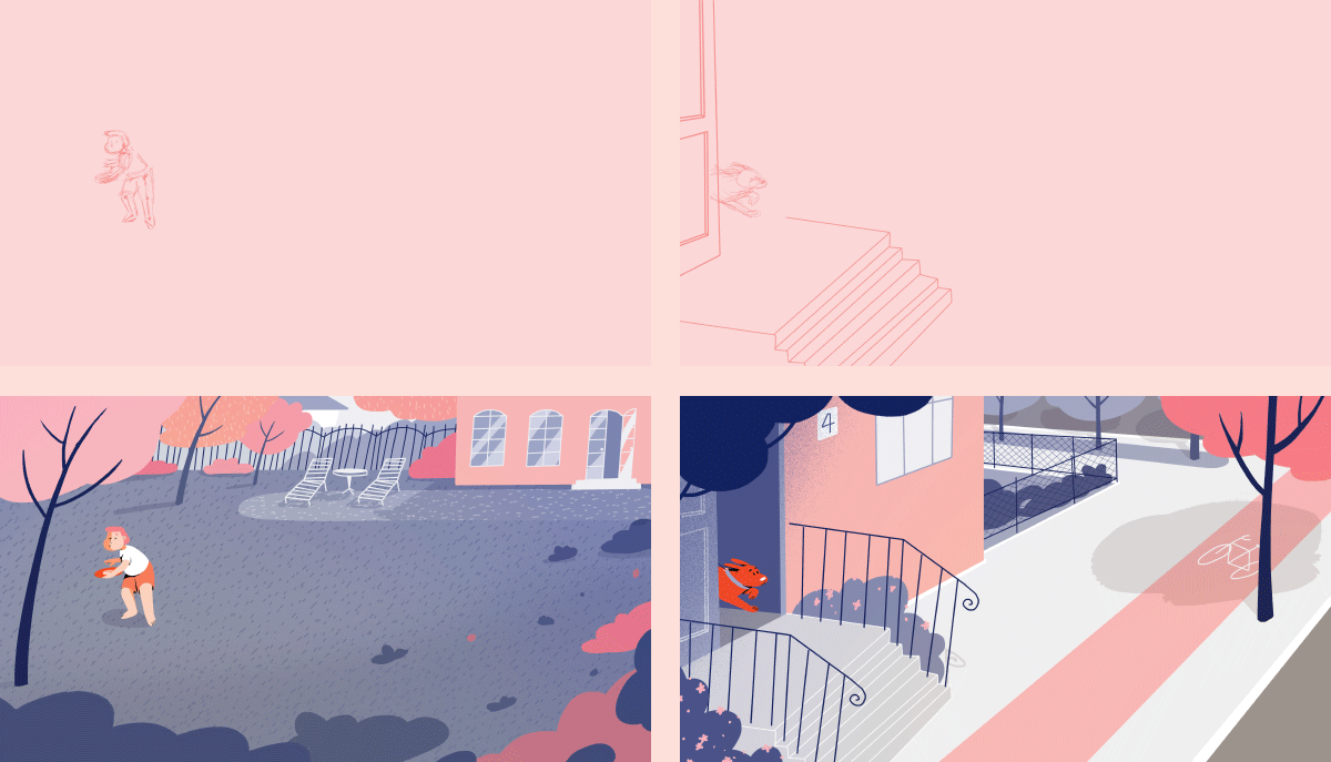 2D动画CEL动画插图运动设计动画解释狗解释PET-7.gif