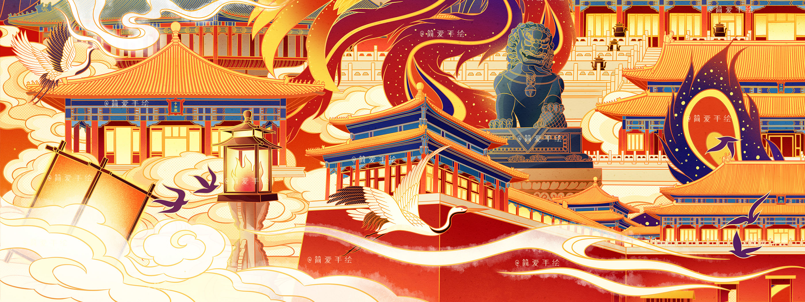 【凤凰来仪】中秋包装插画-08.jpg