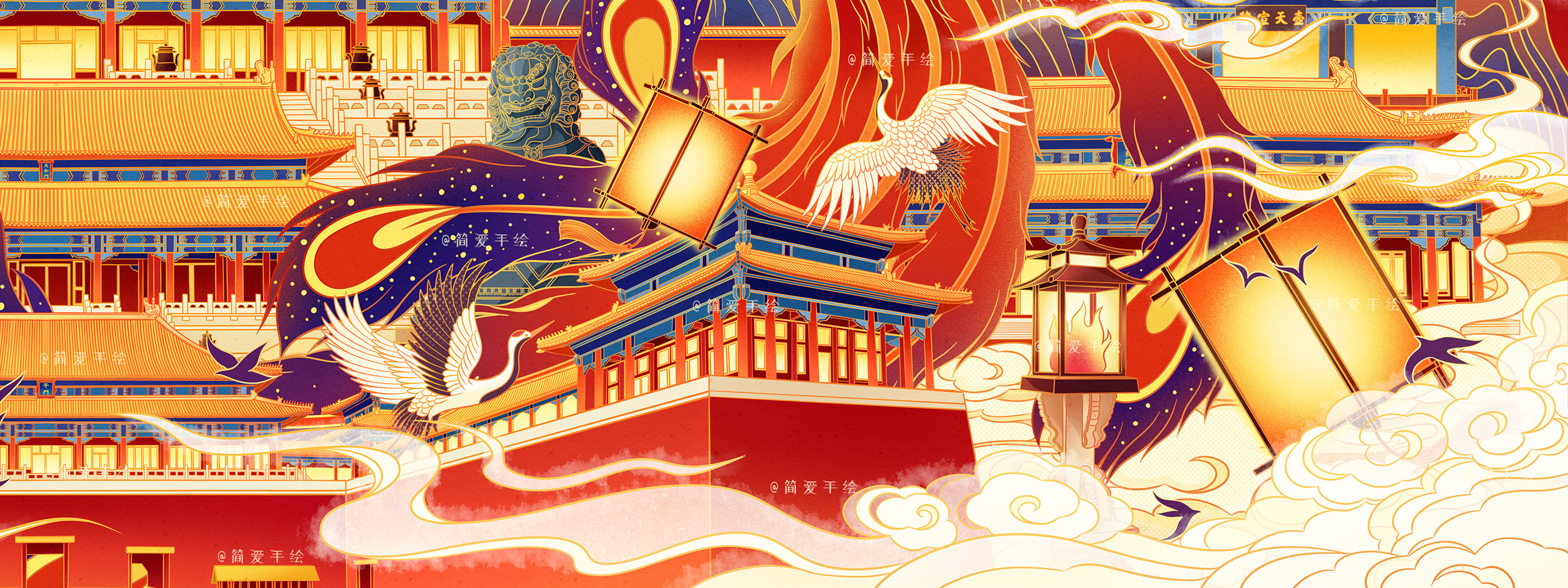 【凤凰来仪】中秋包装插画-09.jpg