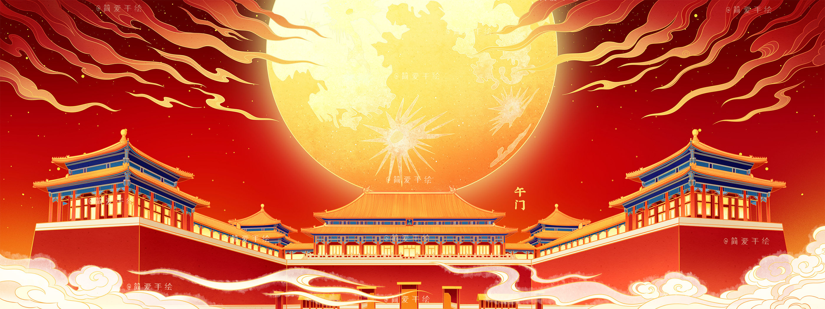 【凤凰来仪】中秋包装插画-12.jpg