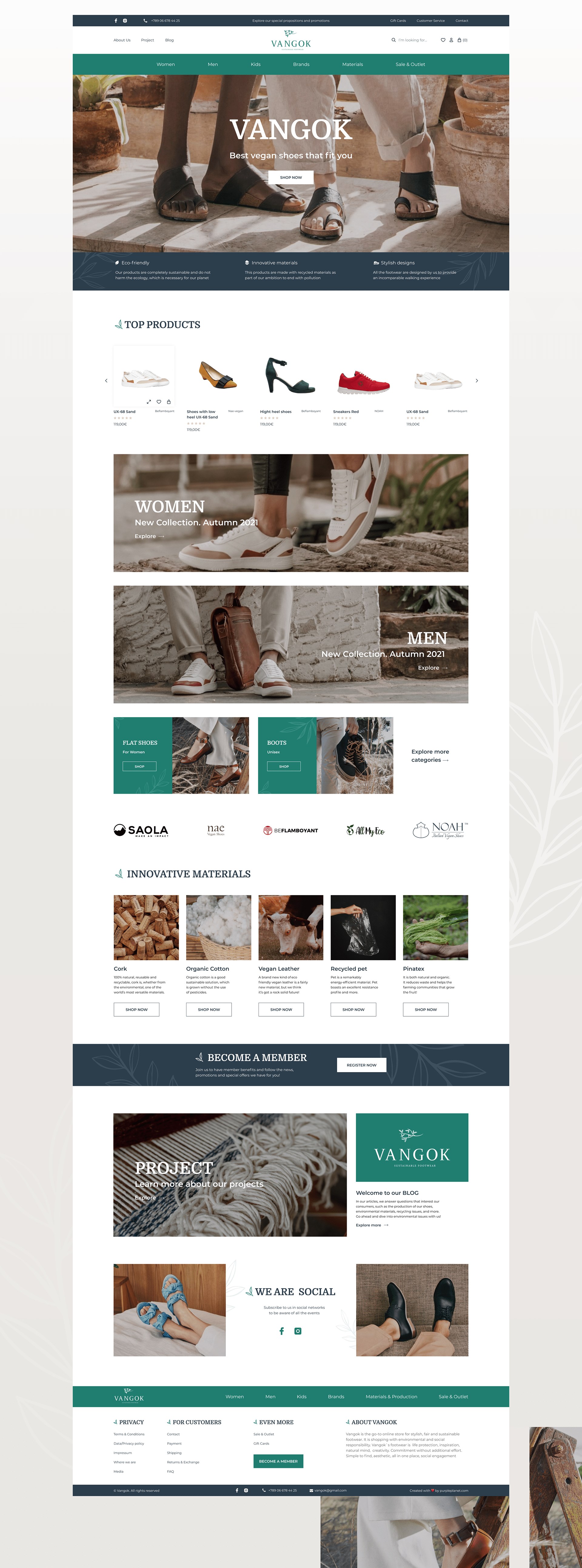 电子商务Figma鞋类登陆页面移动在线商店UI UX用户界面UX网页设计-2.jpg