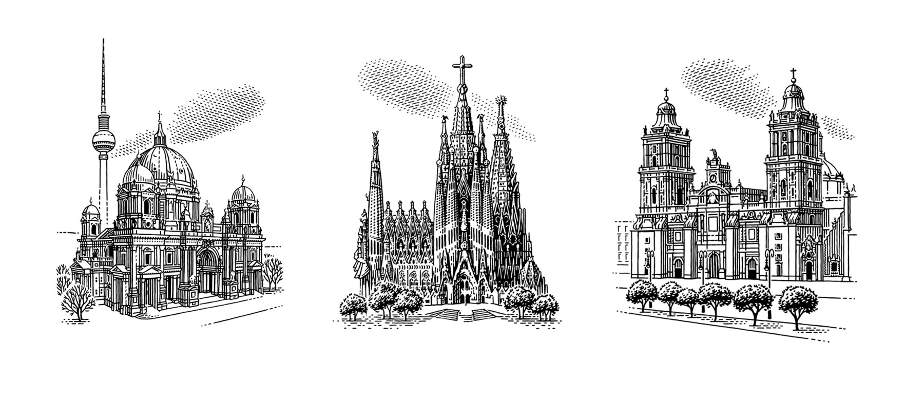 黑白插画-j建筑风景 乔治亚州-Tatiana Trikoz [23P] (16).jpg
