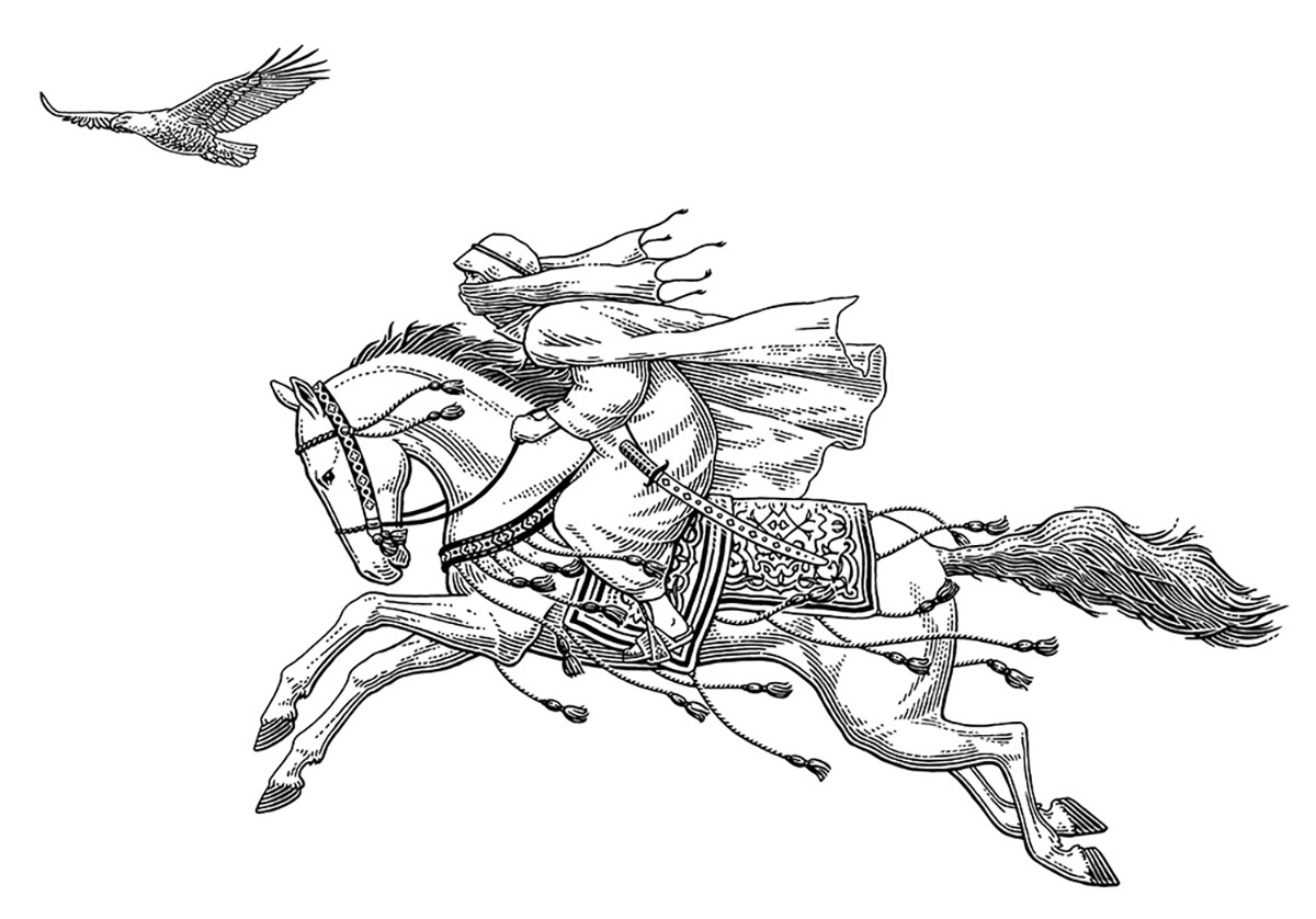 黑白插画-动物植物  乔治亚州-Tatiana Trikoz [18P] (7).jpg