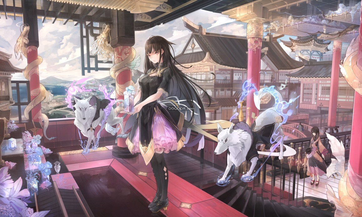 BZ_00335_日本动画片动漫女孩原创角色黑发刘海长发建筑召唤师.jpg