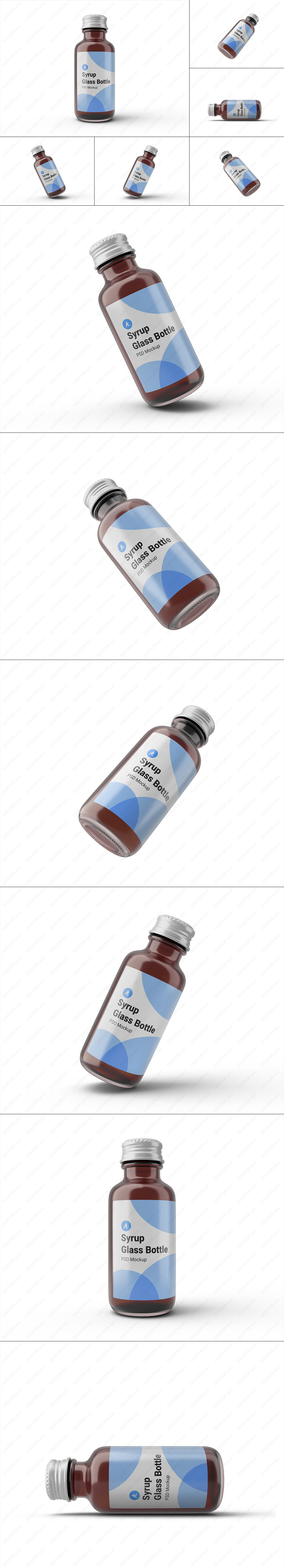 6视角琥珀色糖浆玻璃瓶样机PSD模型.jpg