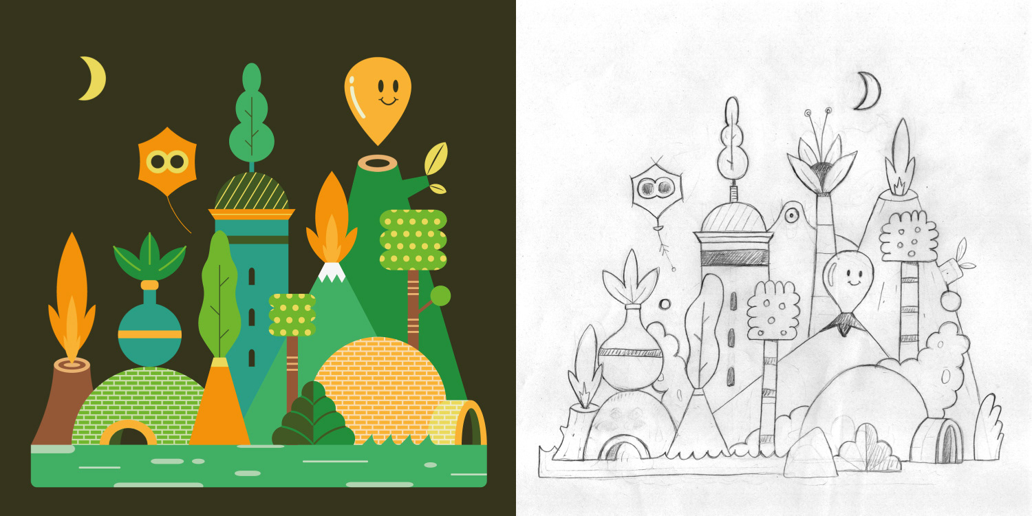 冒险人物设计儿童插画数码插画插图珍珠岛丛林自然向量-15.jpg