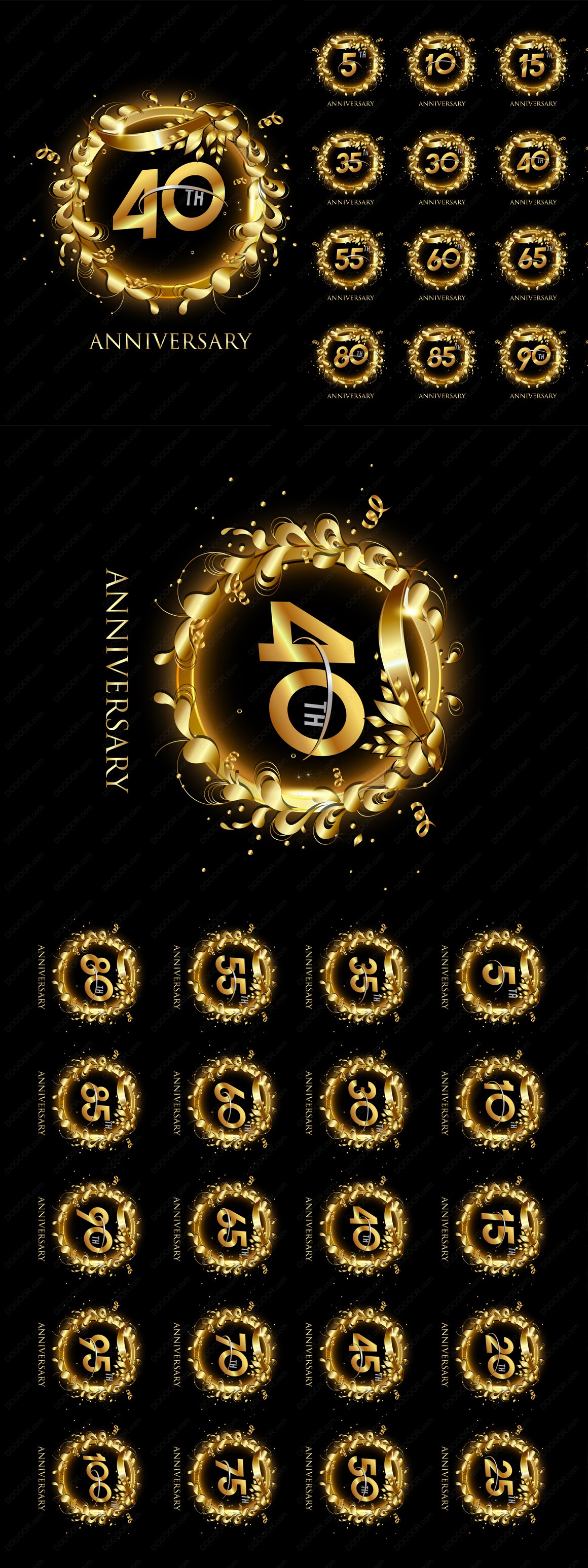 06100_金色渐变周年庆金属质感月桂花冠树叶圆形节日元素矢量EPS素材.jpg