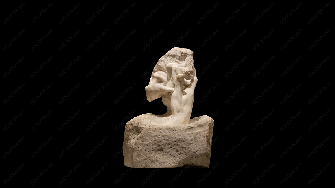 奥古斯特·罗丹的《上帝之手》3D雕塑模型FBX&amp;BLENDER素材.jpeg