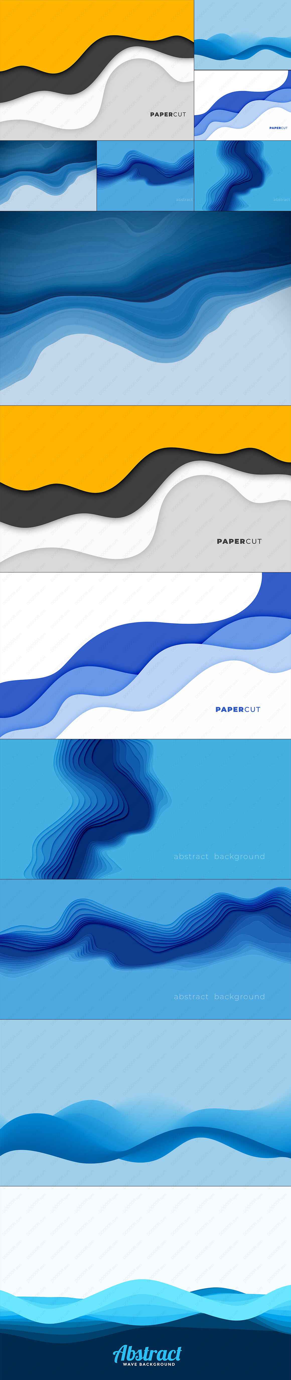 7款蓝色流畅动态波浪背景矢量EPS&amp;超清JPG素材.jpg