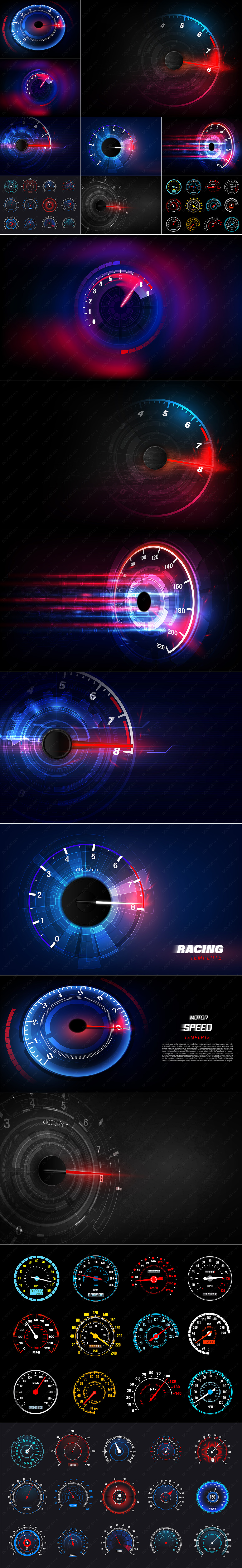 9款速度与激情速度表盘迈速表运动背景矢量EPS&amp;超清JPG素材.jpg