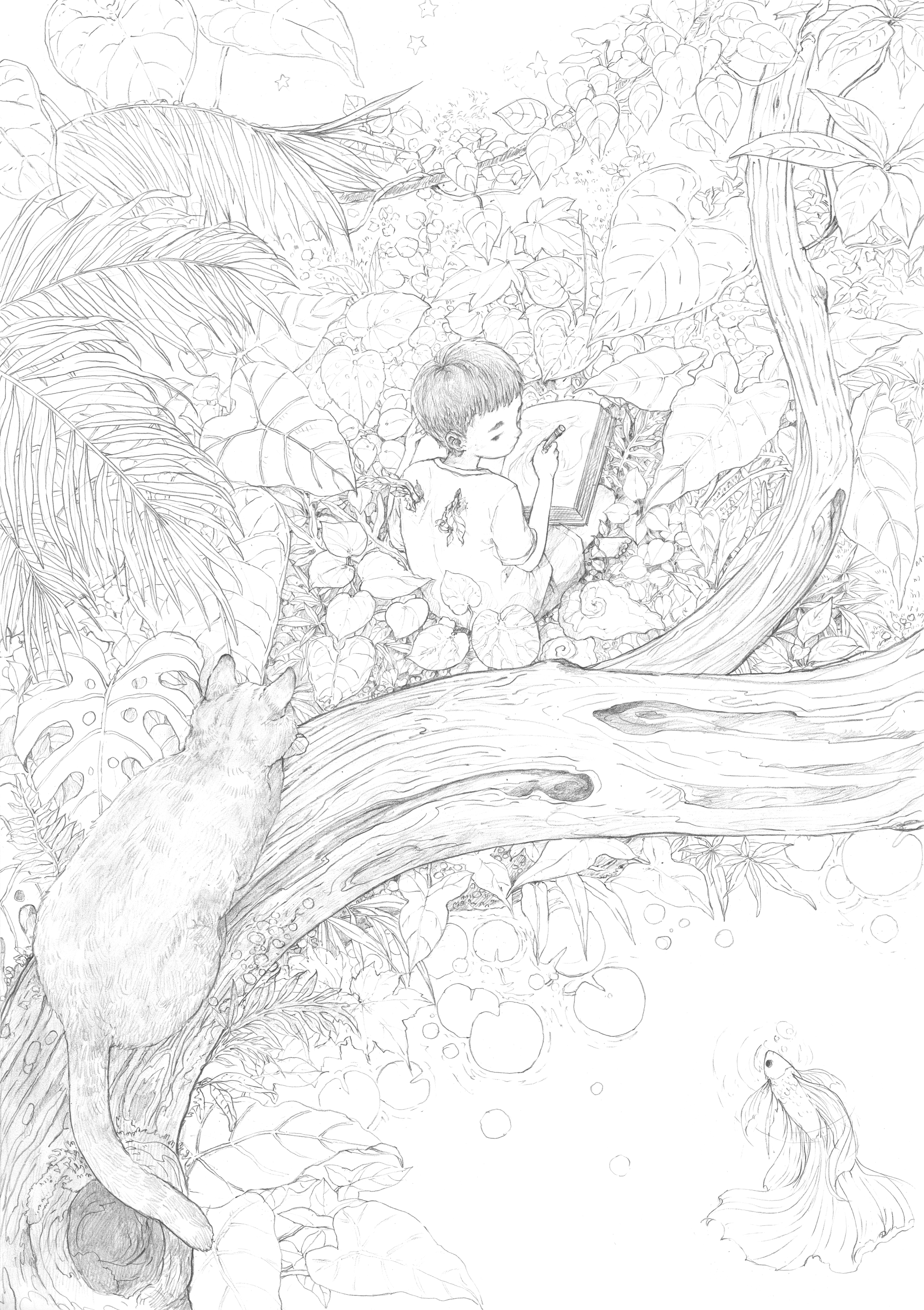 男孩与白狼的故事青春故事商业插画-11.jpg