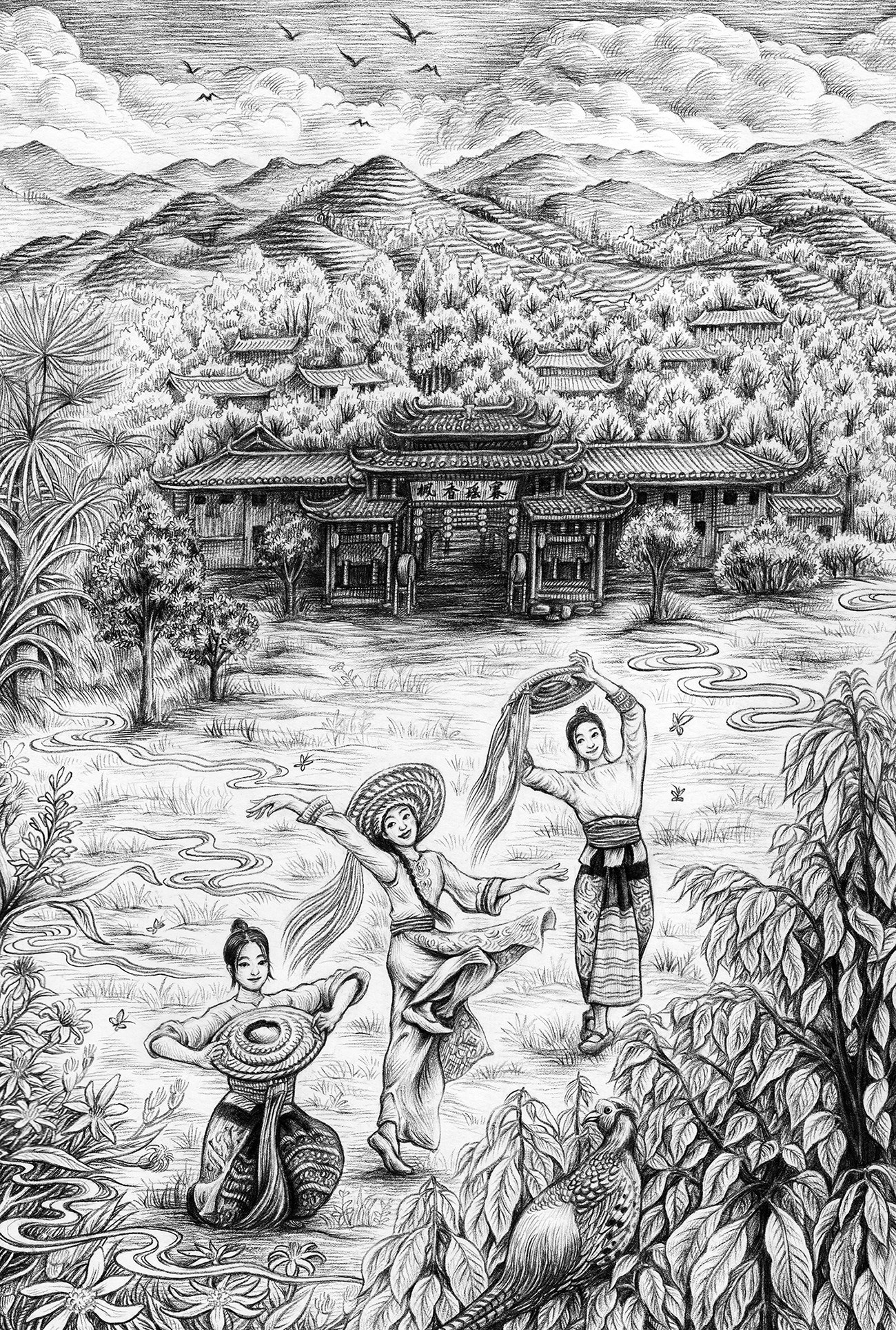 为“木姜叶柯 花瑶的茶”绘制的长卷包装图-03.jpg