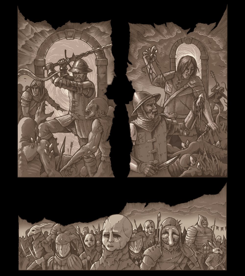 桌游 书 人物 覆盖 黑暗的 绘画 幻想 游戏 插图 出版-05.jpg